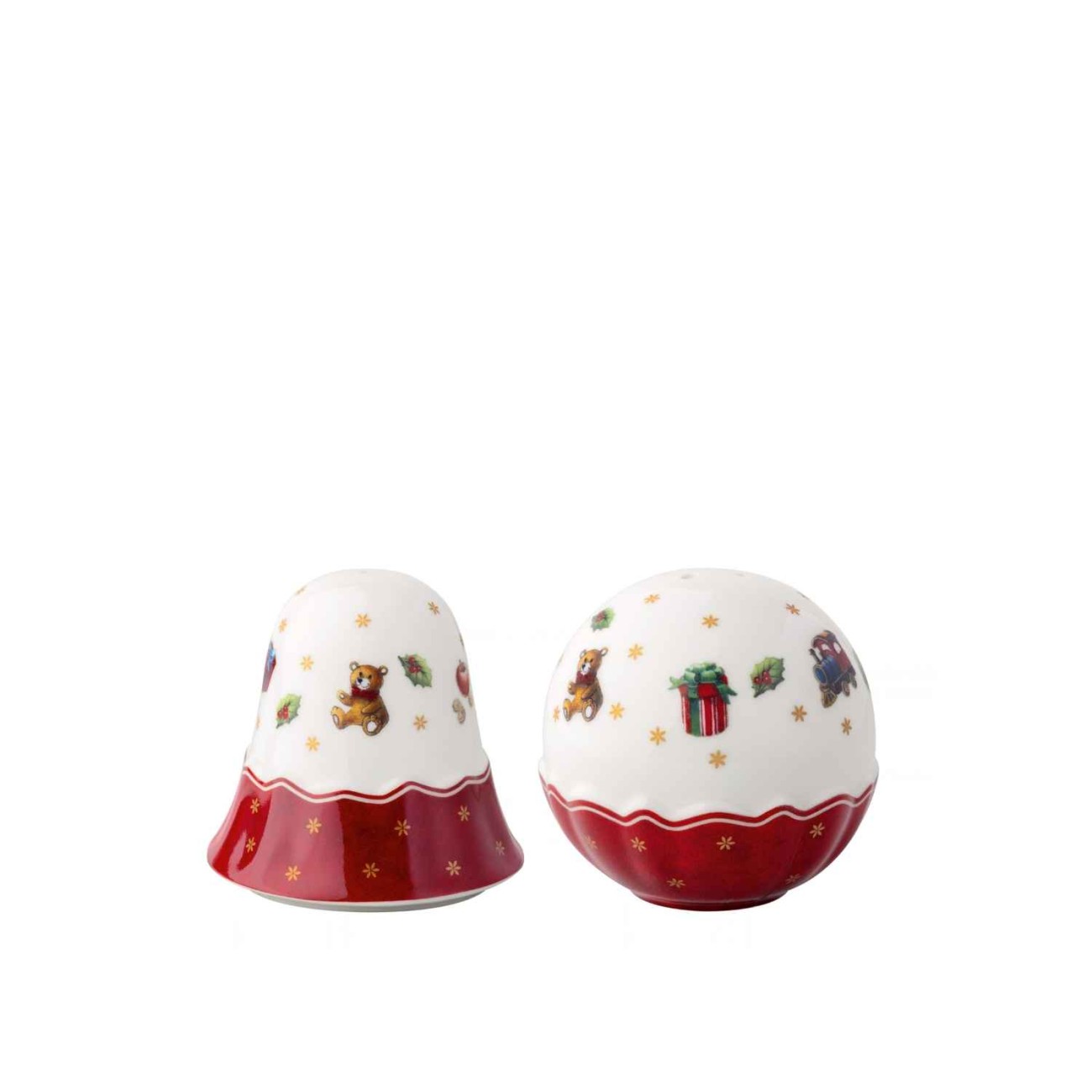 Villeroy & Boch Αλατιέρα & πιπεριέρα 6 εκ./0,06 λτ. σειρά Toy's Delight Χριστουγεννιάτικα