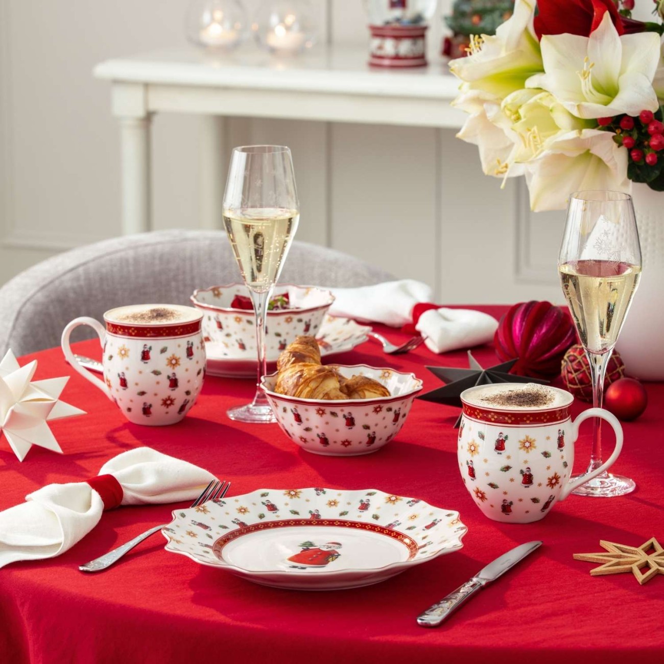 Villeroy & Boch Σετ 4 τεμ. κούπες 0,39 λτ. Anniversary σειρά Toy's Delight Χριστουγεννιάτικα