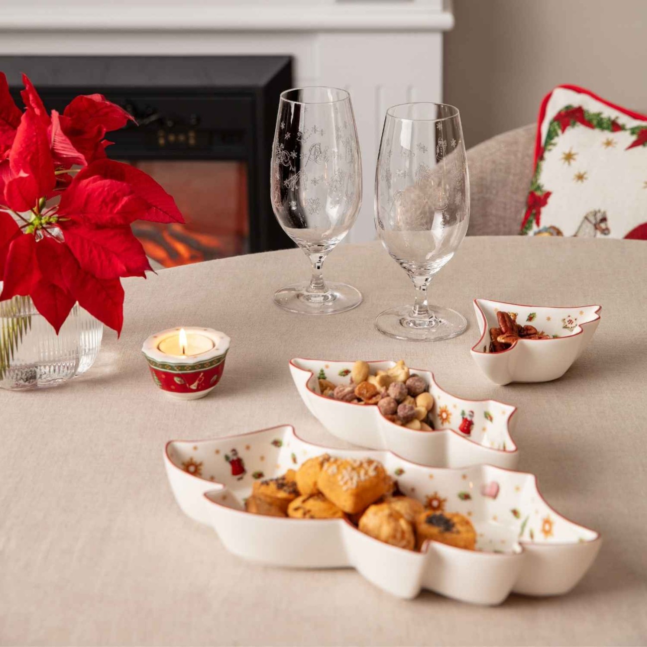 Villeroy & Boch Μπολ dip σετ 27,9Χ26,1Χ41εκ. σειρά Toy's Delight Χριστουγεννιάτικα