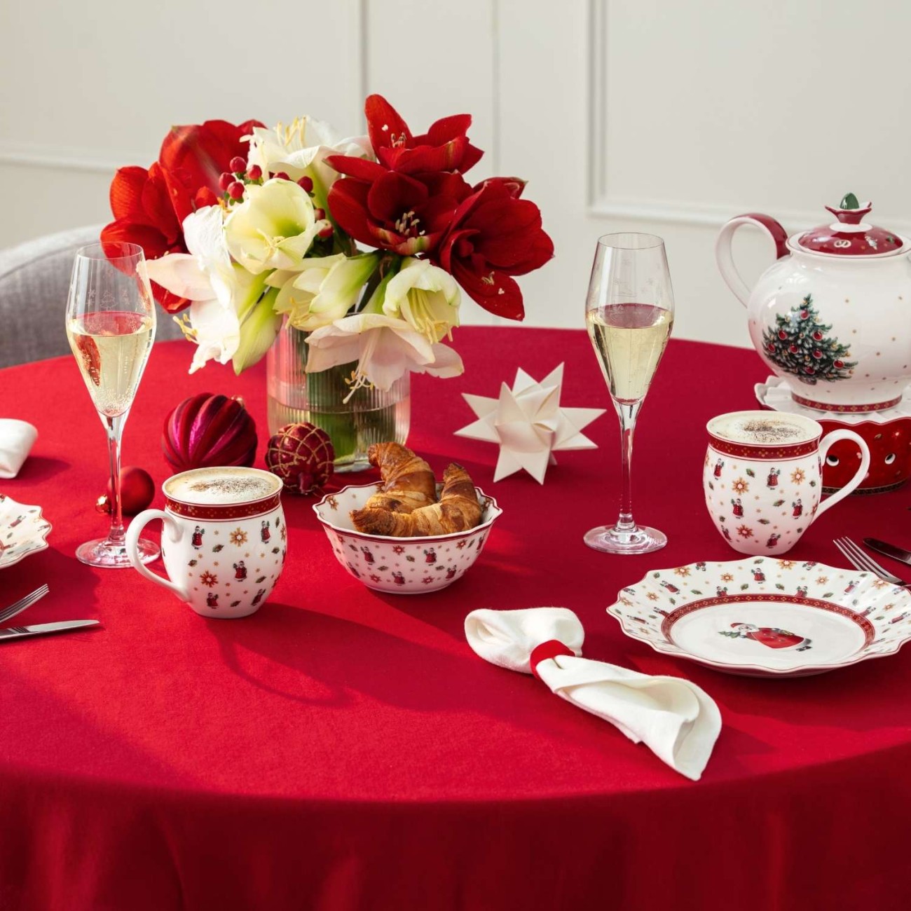 Villeroy & Boch Σετ 4 τεμ. μπολ 15 εκ./0,28 λτ. Anniversary σειρά Toy's Delight Χριστουγεννιάτικα