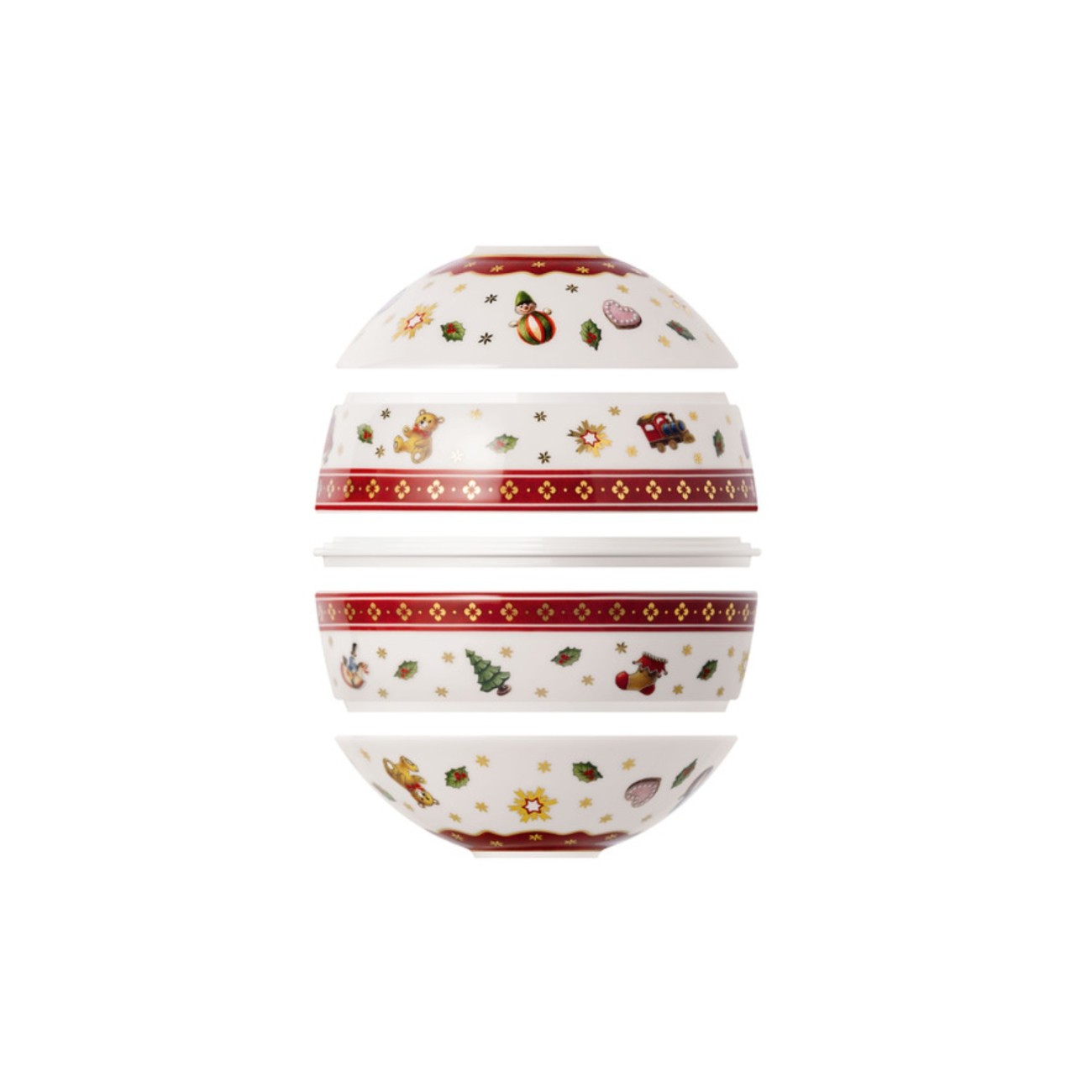 Villeroy & Boch Σετ 5 τεμ. La Petite Boule σειρά Toy's Delight Χριστουγεννιάτικα