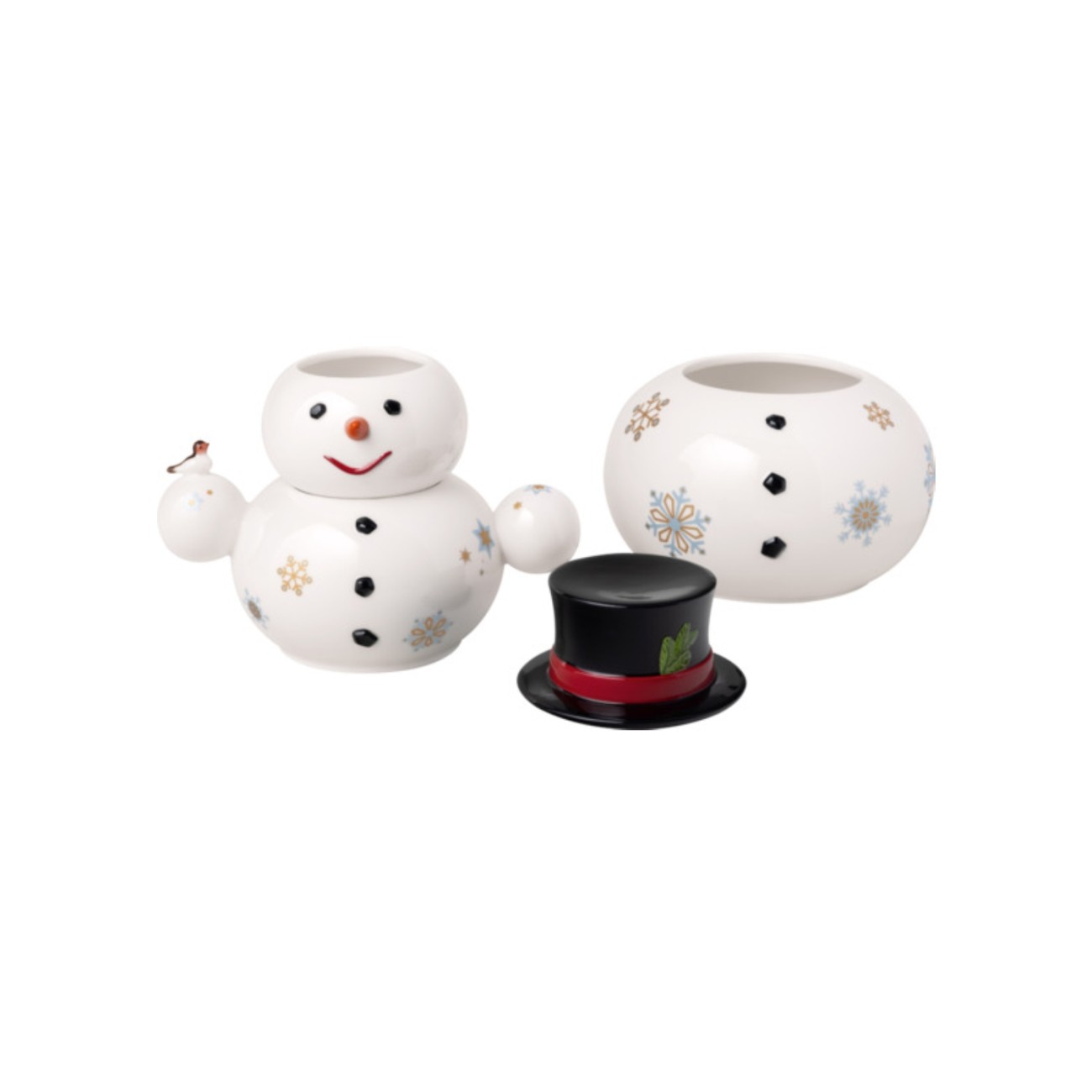 Villeroy & Boch Κουτί διακοσμητικό 20,5Χ18Χ13 εκ. Snowman σειρά Christmas Toys Memory Χριστουγεννιάτικα