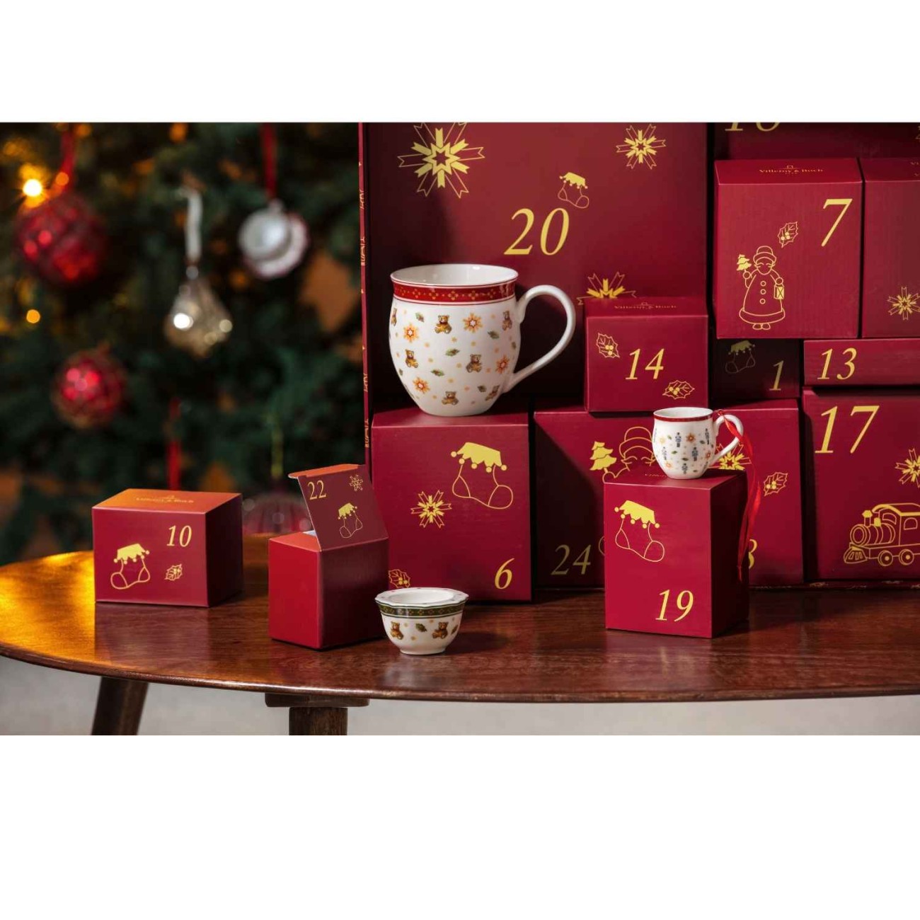 Villeroy & Boch Κουτί ημερολόγιο 48 εκ. 2026 σειρά Christmas Toys Memory Χριστουγεννιάτικα