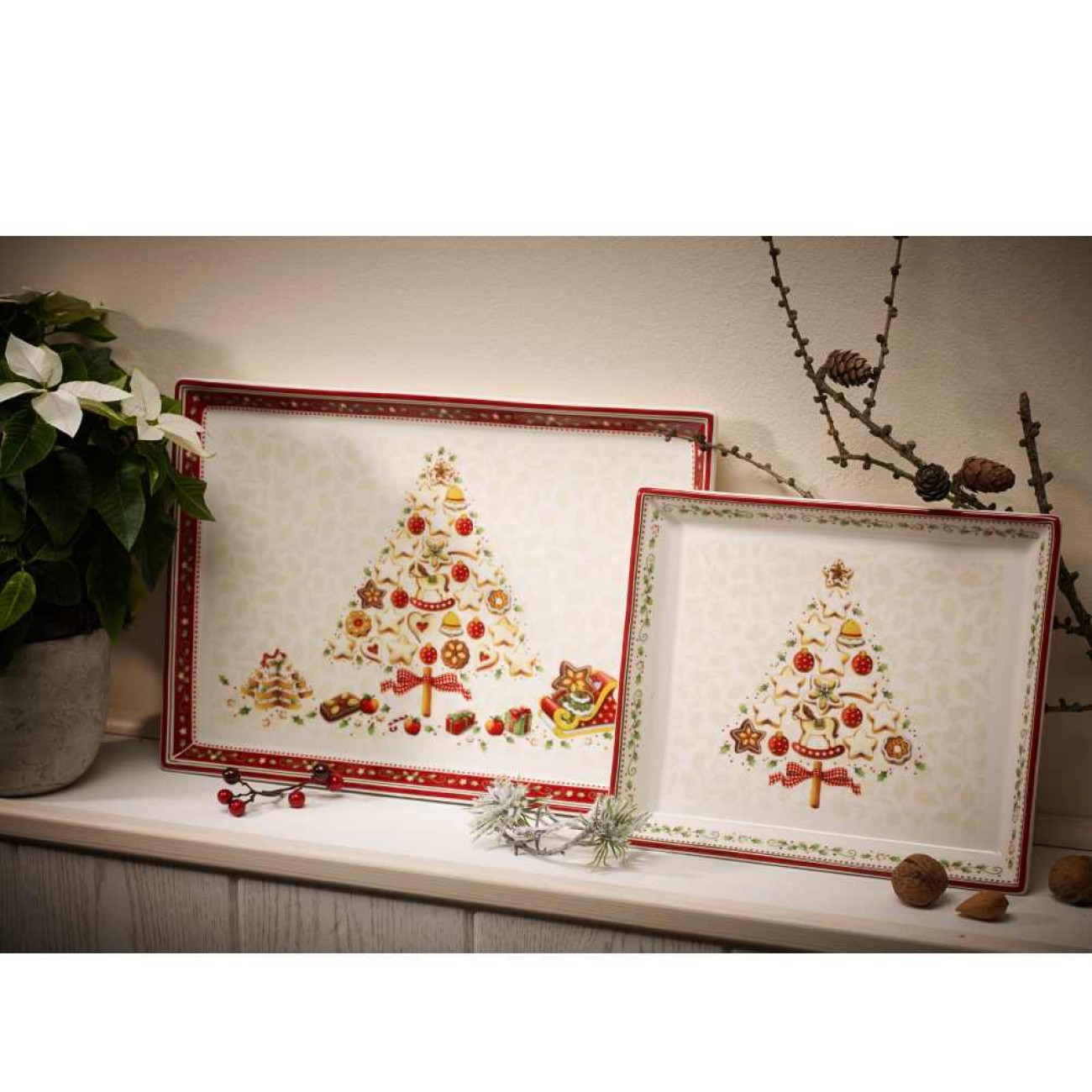 Villeroy & Boch Πιατέλλα παραλληλόγραμμη 39Χ26,5 εκ. σειρά Winter Bakery Delight
 Χριστουγεννιάτικα