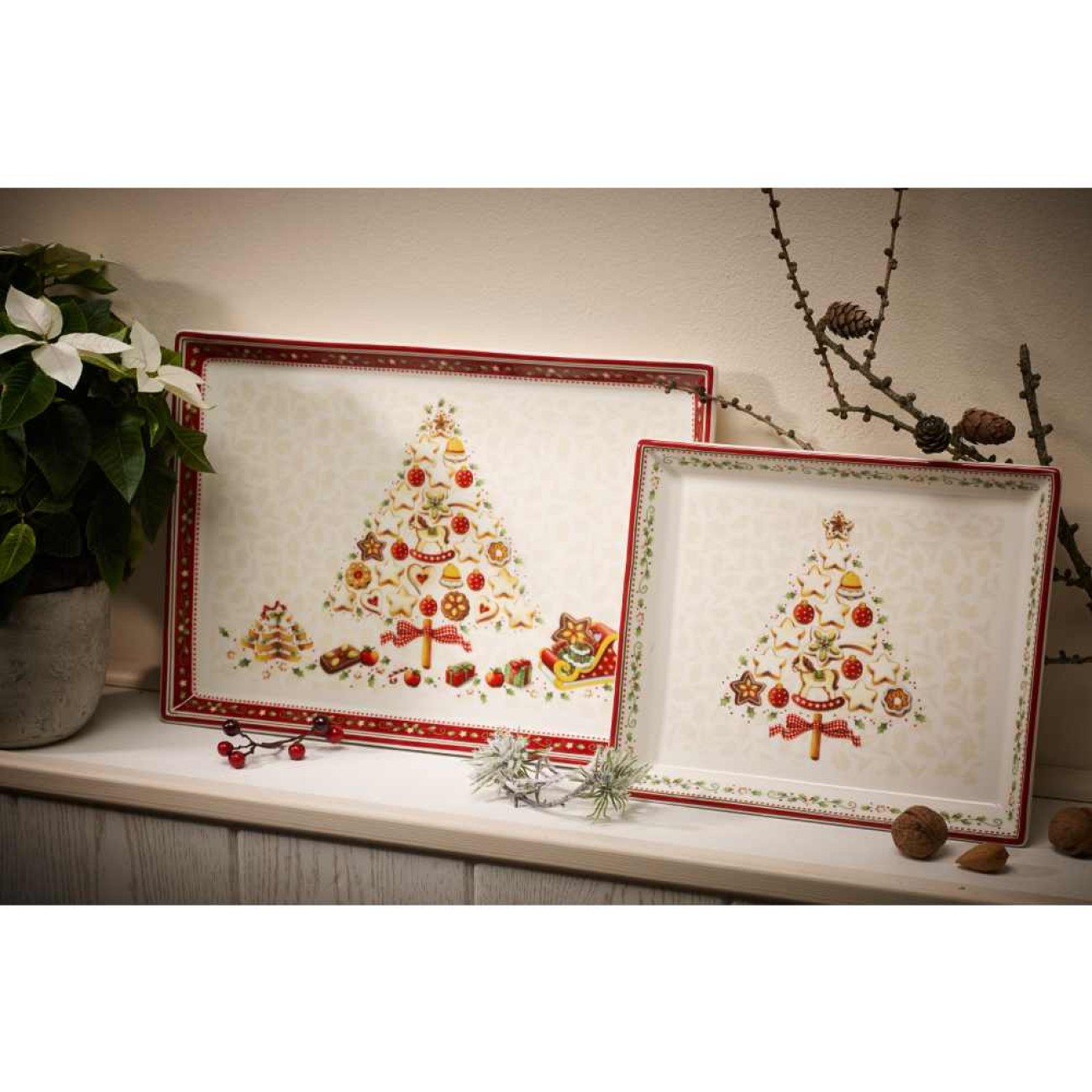 Villeroy & Boch Πιατέλλα παραλληλόγραμμη 27Χ22,5 εκ. σειρά Winter Bakery Delight
 Χριστουγεννιάτικα