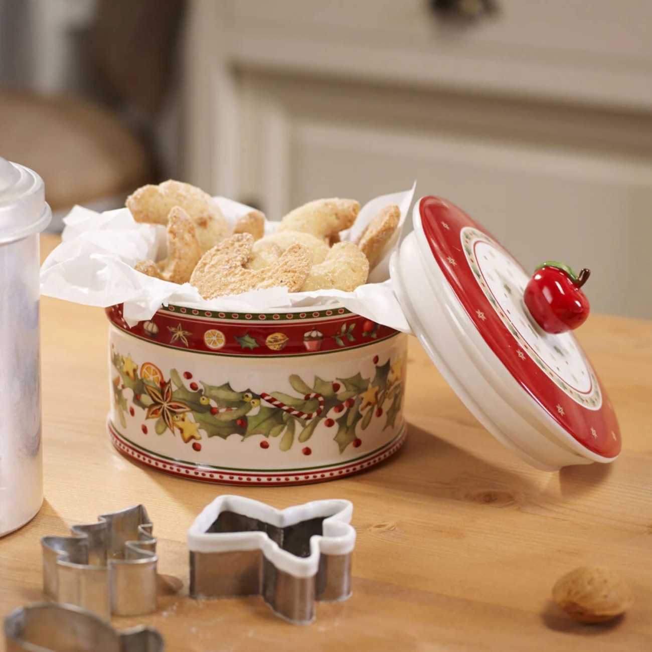 Villeroy & Boch Κουτί μπισκότων μεσαίο 11Χ13 εκ. σειρά Winter Bakery Delight Χριστουγεννιάτικα