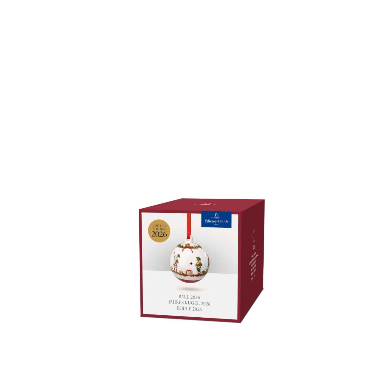 Villeroy & Boch Μπάλα 8 εκ. 2026 σειρά Annual Christmas Edition Χριστουγεννιάτικα