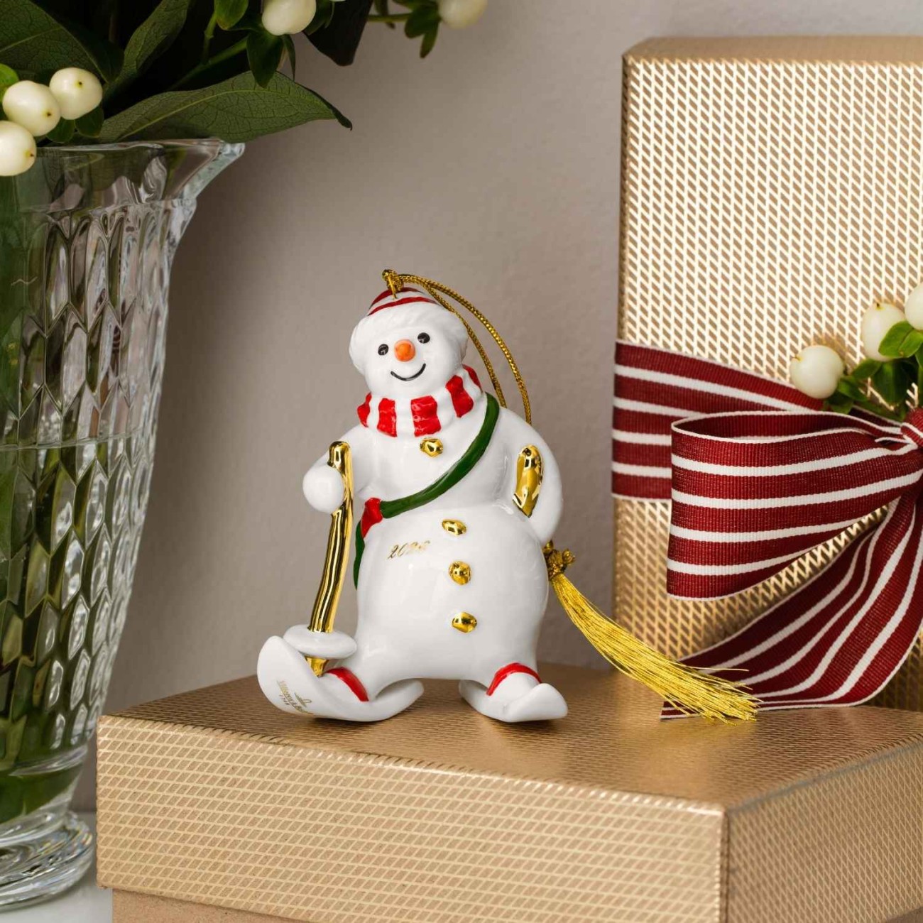 Villeroy & Boch Στολίδι Snowman 2026 σειρά Christmas Classics Χριστουγεννιάτικα