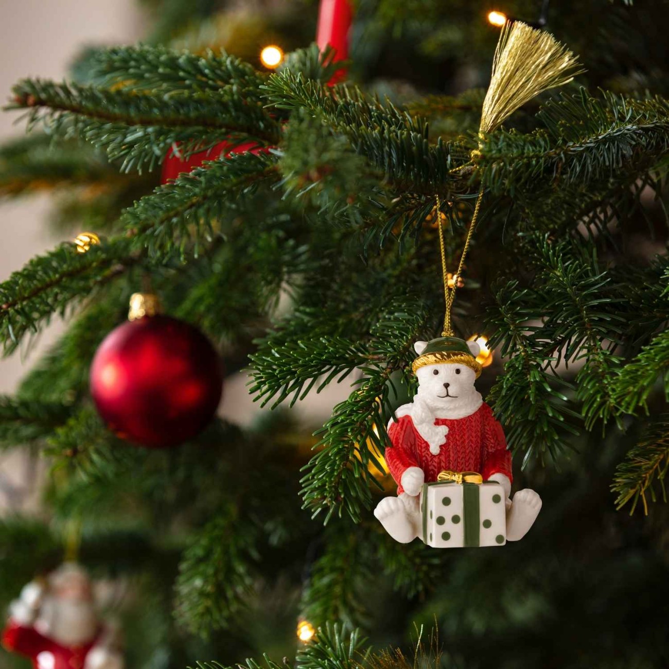 Villeroy & Boch Στολίδι Teddy Bear 2026 σειρά Christmas Classics Χριστουγεννιάτικα
