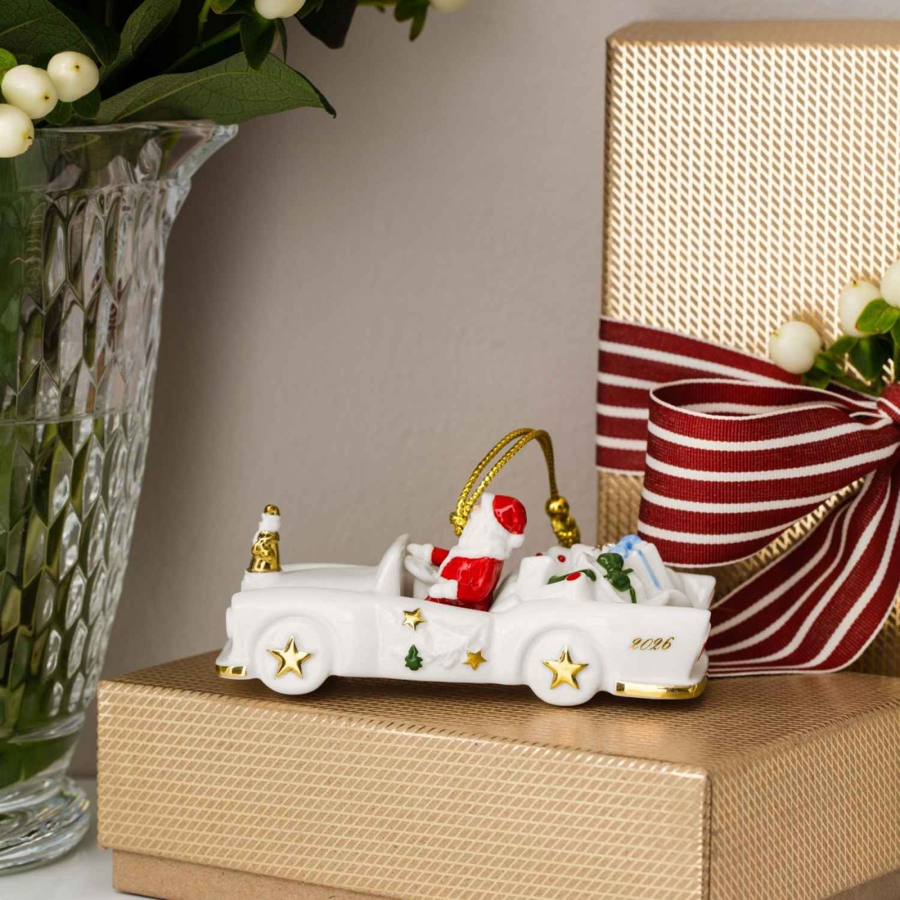 Villeroy & Boch Στολίδι Cadillac 2026 σειρά Christmas Classics Χριστουγεννιάτικα