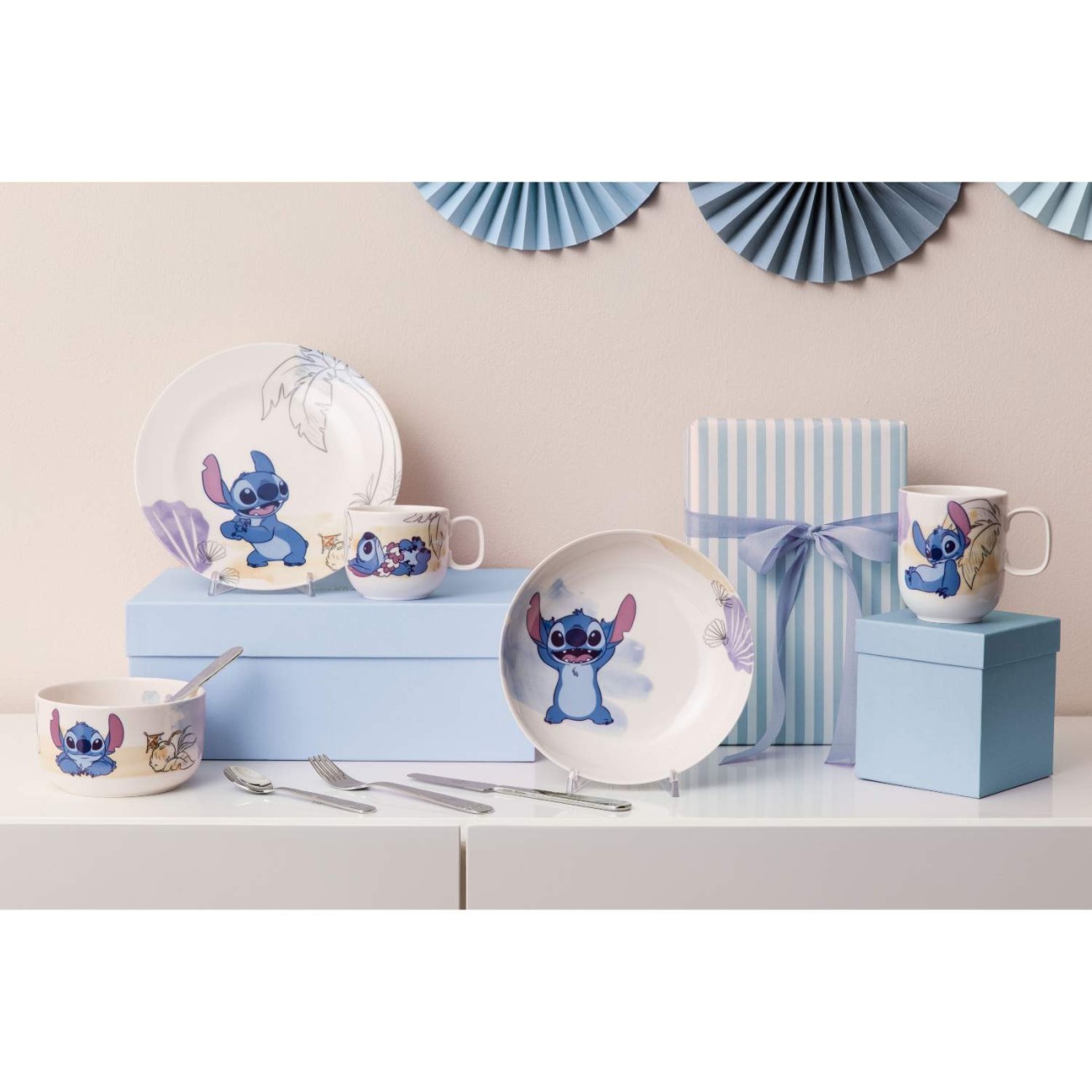 Villeroy & Boch Παιδικό σετ 7 τεμ. σειρά Disney Stitch Παιδικά Σετ Φαγητού