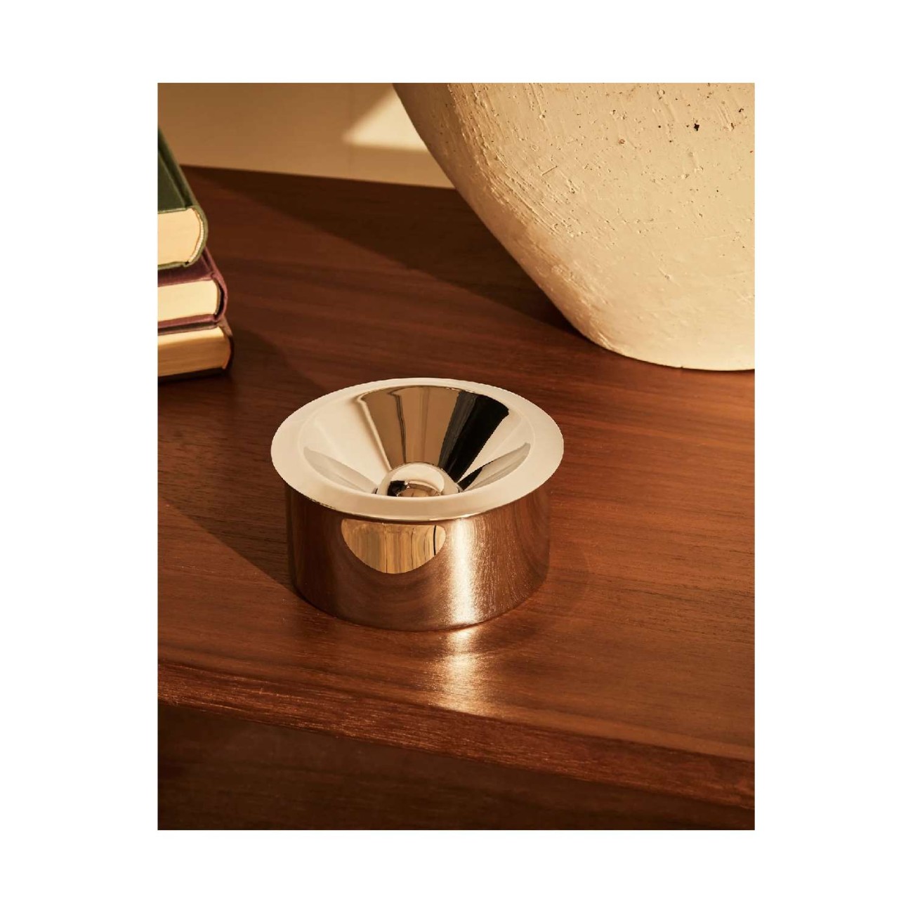 Alessi Σταχτοδοχείο 16 εκ. ανοξείδωτο σειρά Mirror Polished Spirale Ρολόγια - Διάφορα διακοσμητικά