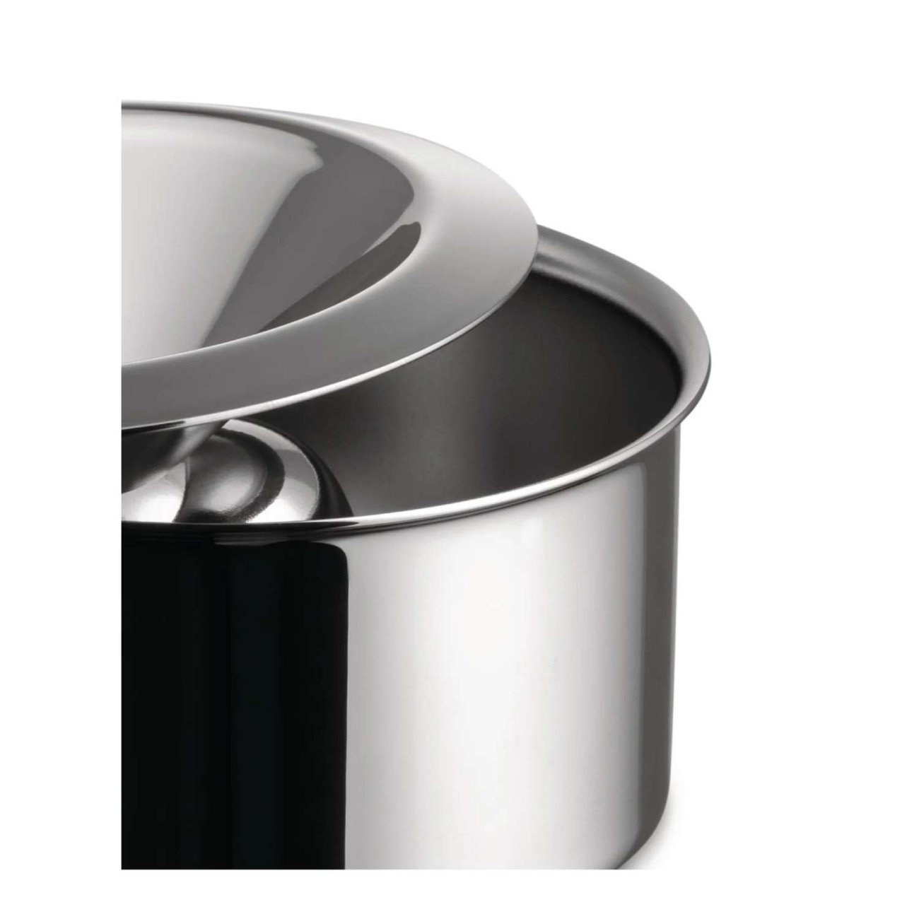 Alessi Σταχτοδοχείο 16 εκ. ανοξείδωτο σειρά Mirror Polished Spirale Ρολόγια - Διάφορα διακοσμητικά