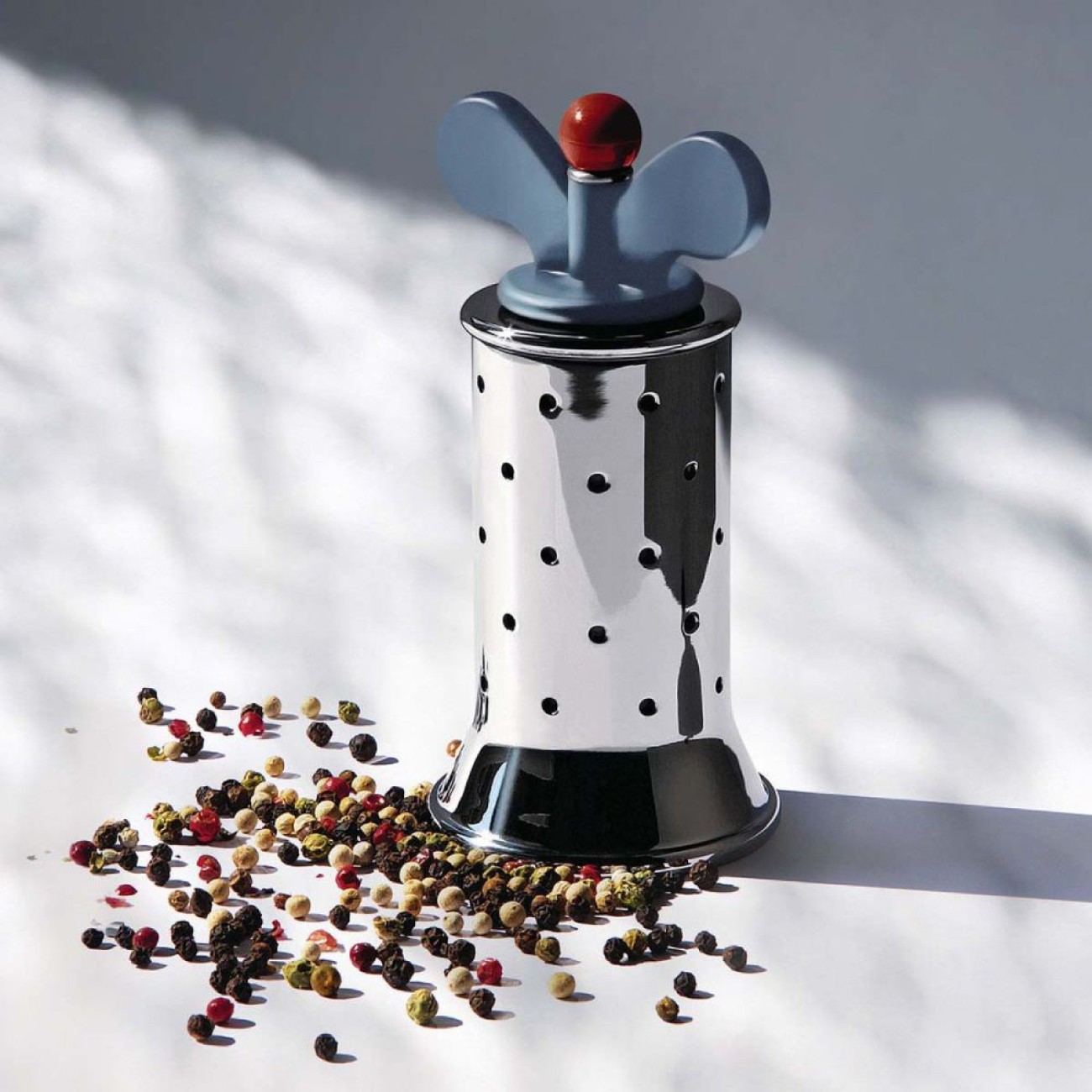 Alessi Μύλος πιπεριού γαλάζιος13,2x6,3εκ. σειρά Peppermill Μύλοι Πιπεριού/Μύλοι Αλατιού