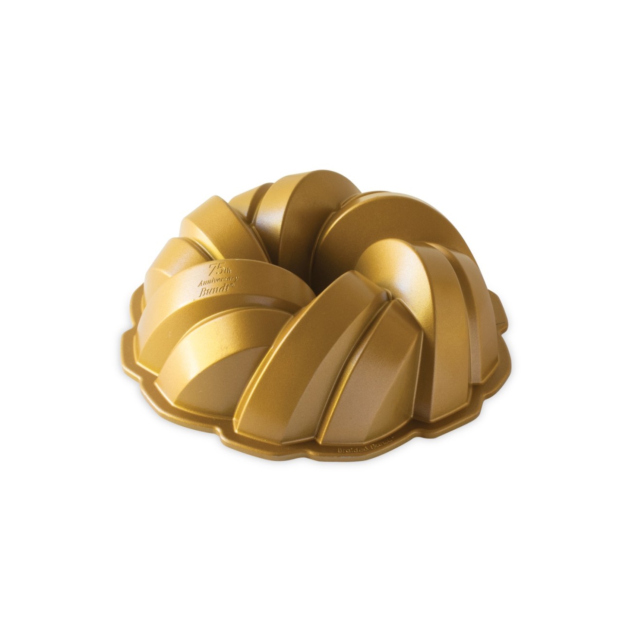 Nordic Ware Φόρμα για κέικ με τρύπα σε πλεκτό σχήμα 27,5x10,5εκ. σειρά Premier Gold Φόρμες Κέικ