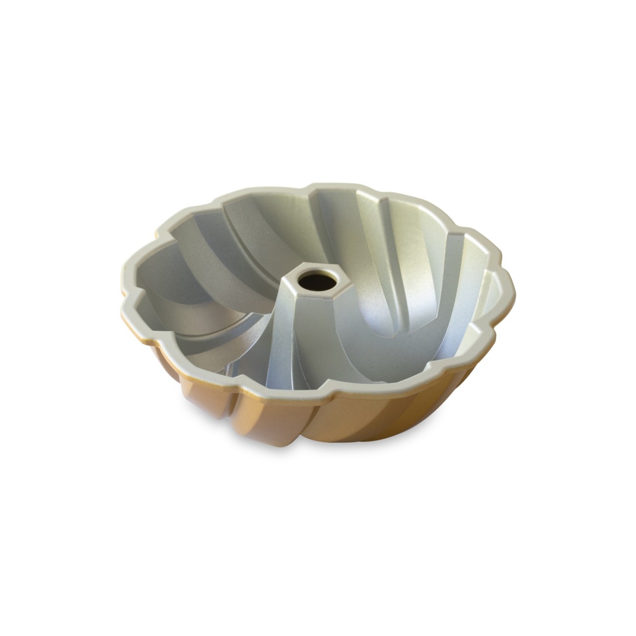 Nordic Ware Φόρμα για κέικ με τρύπα σε πλεκτό σχήμα 27,5x10,5εκ. σειρά Premier Gold Φόρμες Κέικ