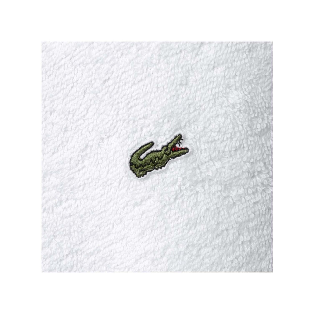 Lacoste Πετσέτα σώματος 100x150εκ. χρώμα Λευκό σειρά Le Croco Πετσέτες