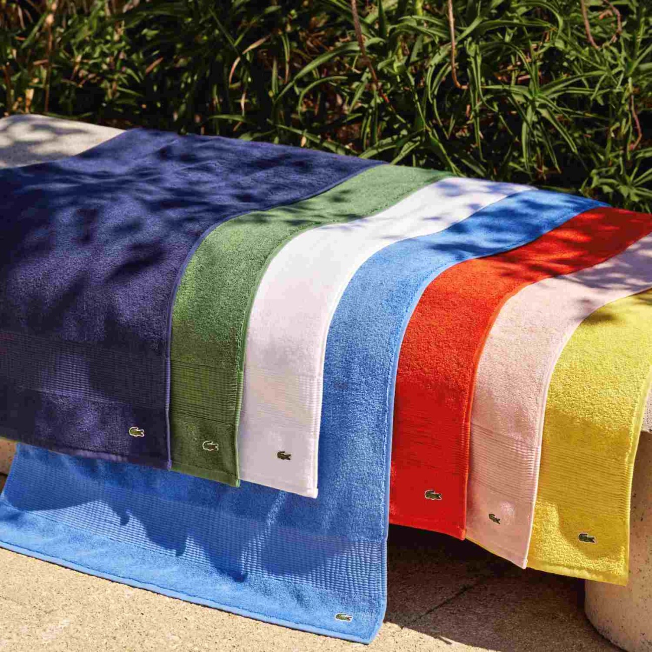 Lacoste Πετσέτα χεριών 40x60εκ. χρώμα Ροζ σειρά Le Croco Πετσέτες