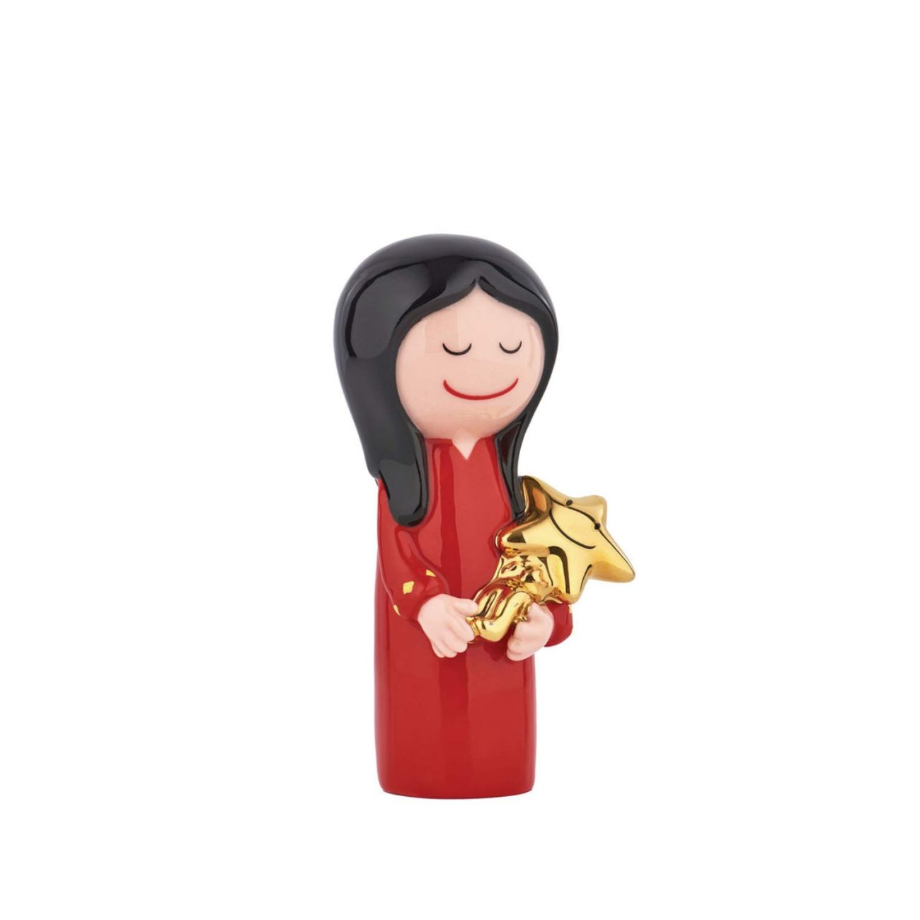 Alessi Φιγούρα πορσελάνινη Dona Stella σειρά Happy Eternity Baby Χριστουγεννιάτικα