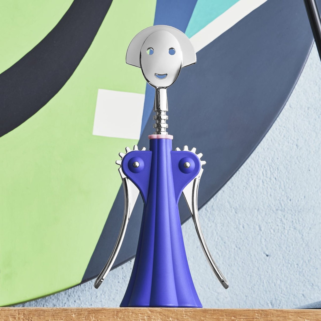 Alessi Τυρμπουσόν 24,5 εκ. μπλε σειρά Anna G. Αξεσουάρ Κρασιού/Μπαρ