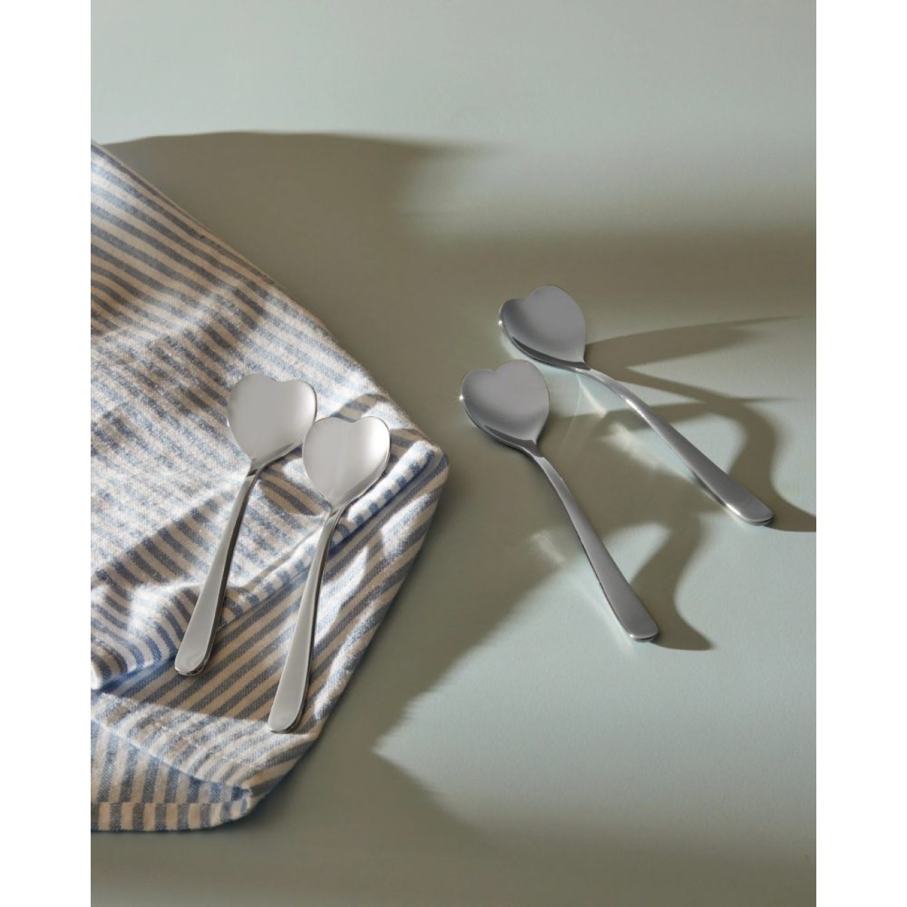 Alessi Κουταλάκι γλυκού καρδιά σετ 4 τεμ. ανοξείδωτο 
 