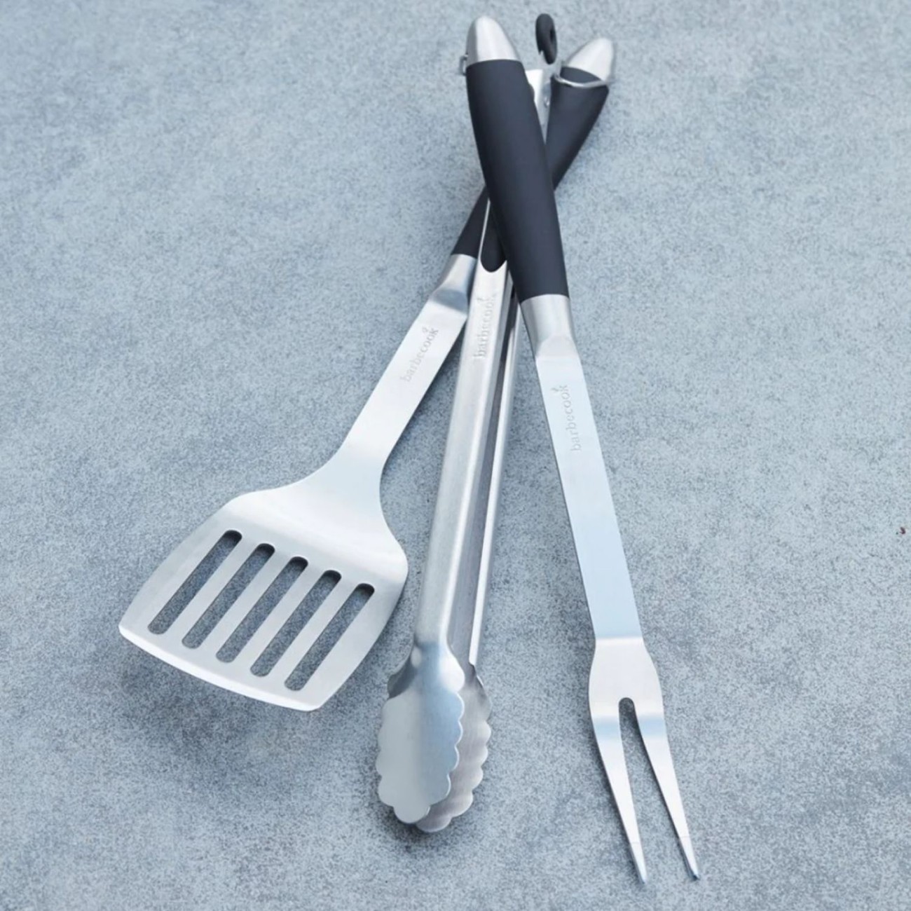 Barbecook Λαβίδες BBQ σετ 3 τεμ. σειρά Black Pepper BBQ Υγραερίου & Κάρβουνου