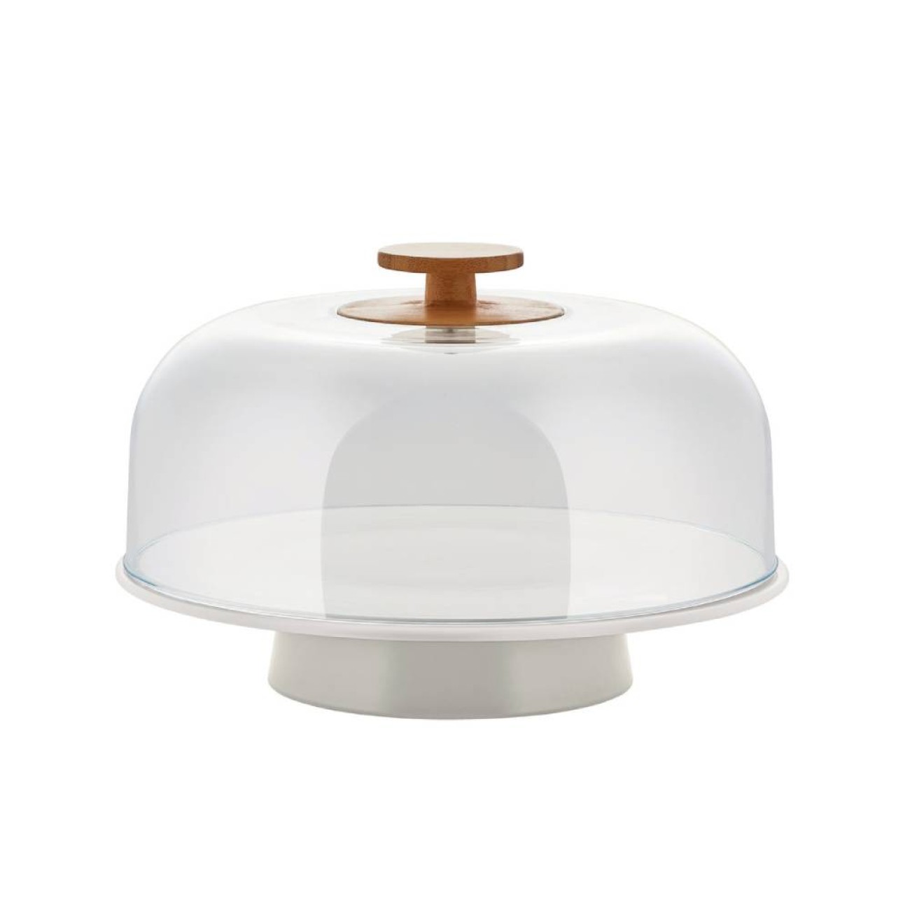 Alessi  Πιατέλα 31,6εκ λευκή με πόδι & καπάκι σειρά  Mattina Πιατέλες Σερβιρίσματος