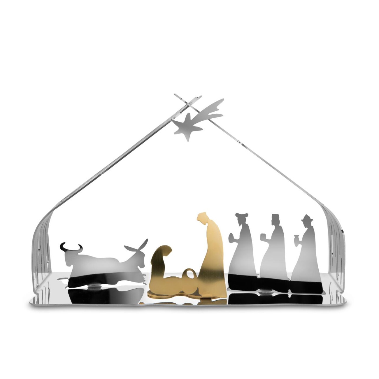Alessi Φάτνη 23x13x10εκ Bark Crib σειρά Christmas 