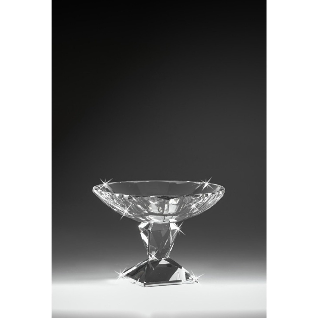 Ranoldi Μπολ με πόδι 17X17X12cm σειρά Diamond Crystal Μπολ/ Centerpieces