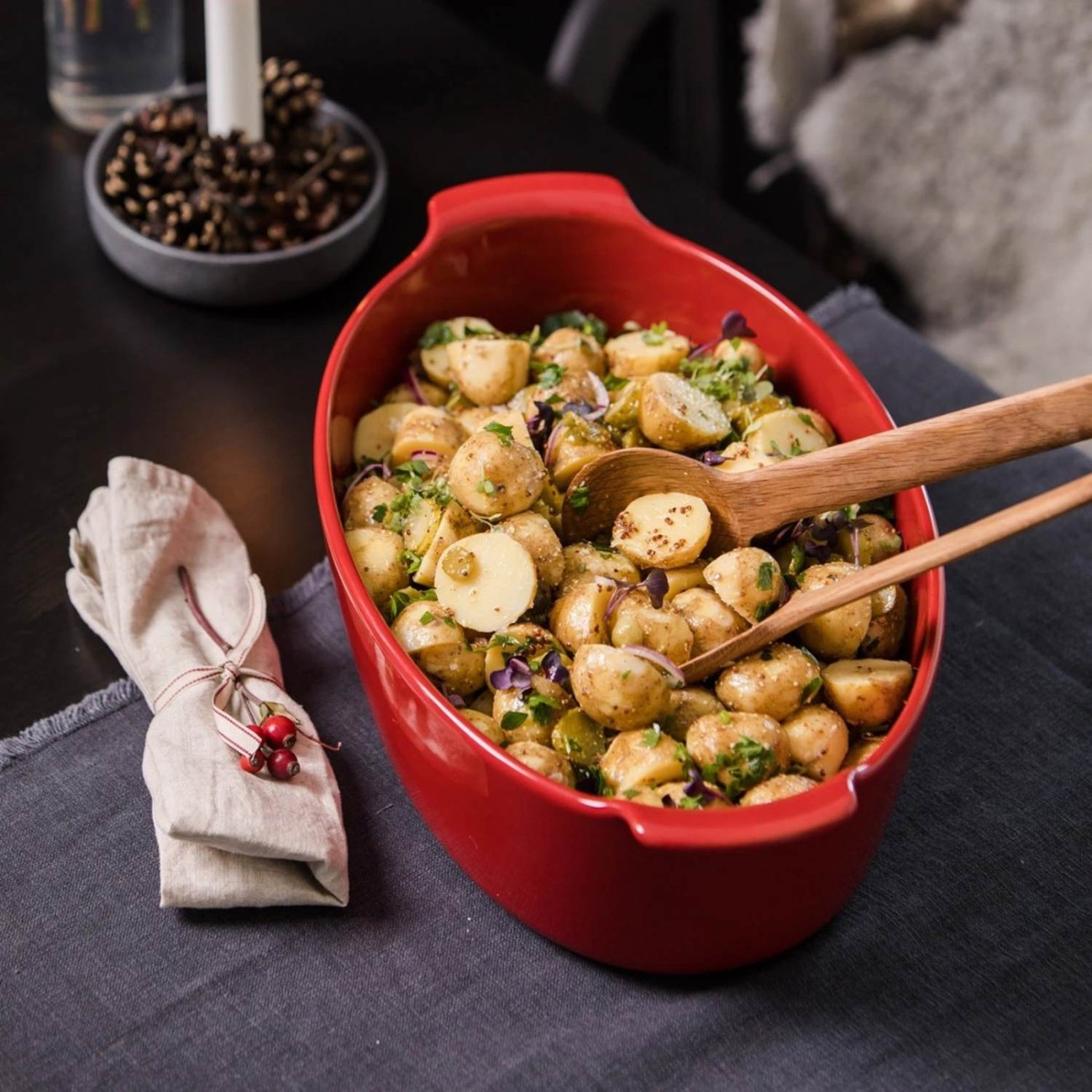 Emile Henry Γάστρα κεραμική οβάλ 5,7lt σειρά Grand Cru Γάστρες