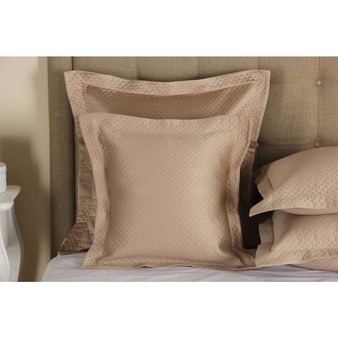 Frette Κάλυμμα κρεβατιού πικέ 240Χ260εκ.ζακάρ χρώμα χακί 100% βαμβάκι σειρά Melody Καλύμματα