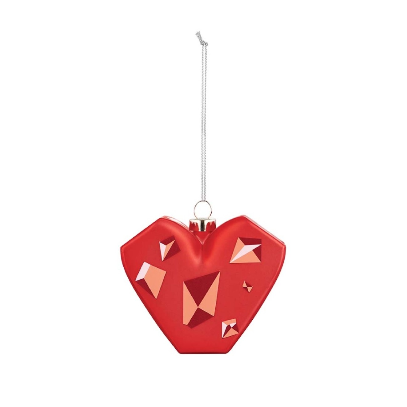Alessi Στολίδι Χριστουγεννιάτικο 7,5Χ3,5 εκ. Amore al Cubo σειρά Le Palle Quadrate
 Χριστουγεννιάτικα