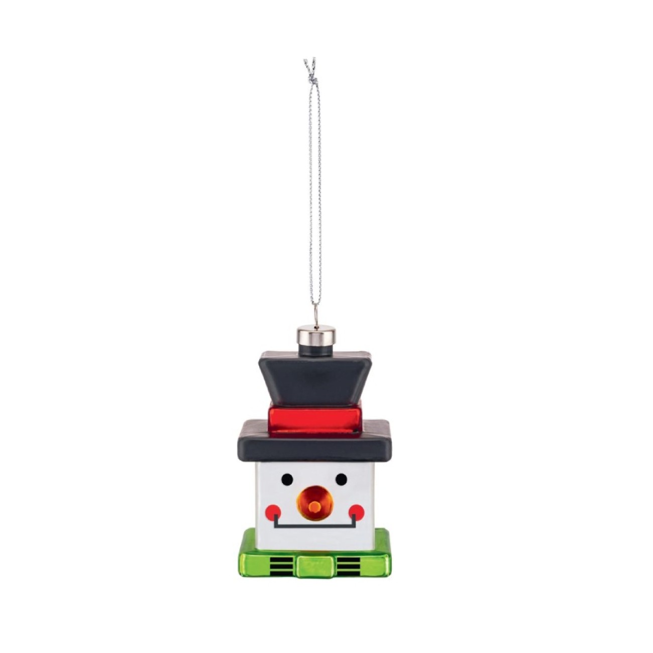 Alessi Στολίδι Χριστουγεννιάτικο 5,5Χ8,5 εκ. Snow Cube σειρά Le Palle Quadrate
 Χριστουγεννιάτικα