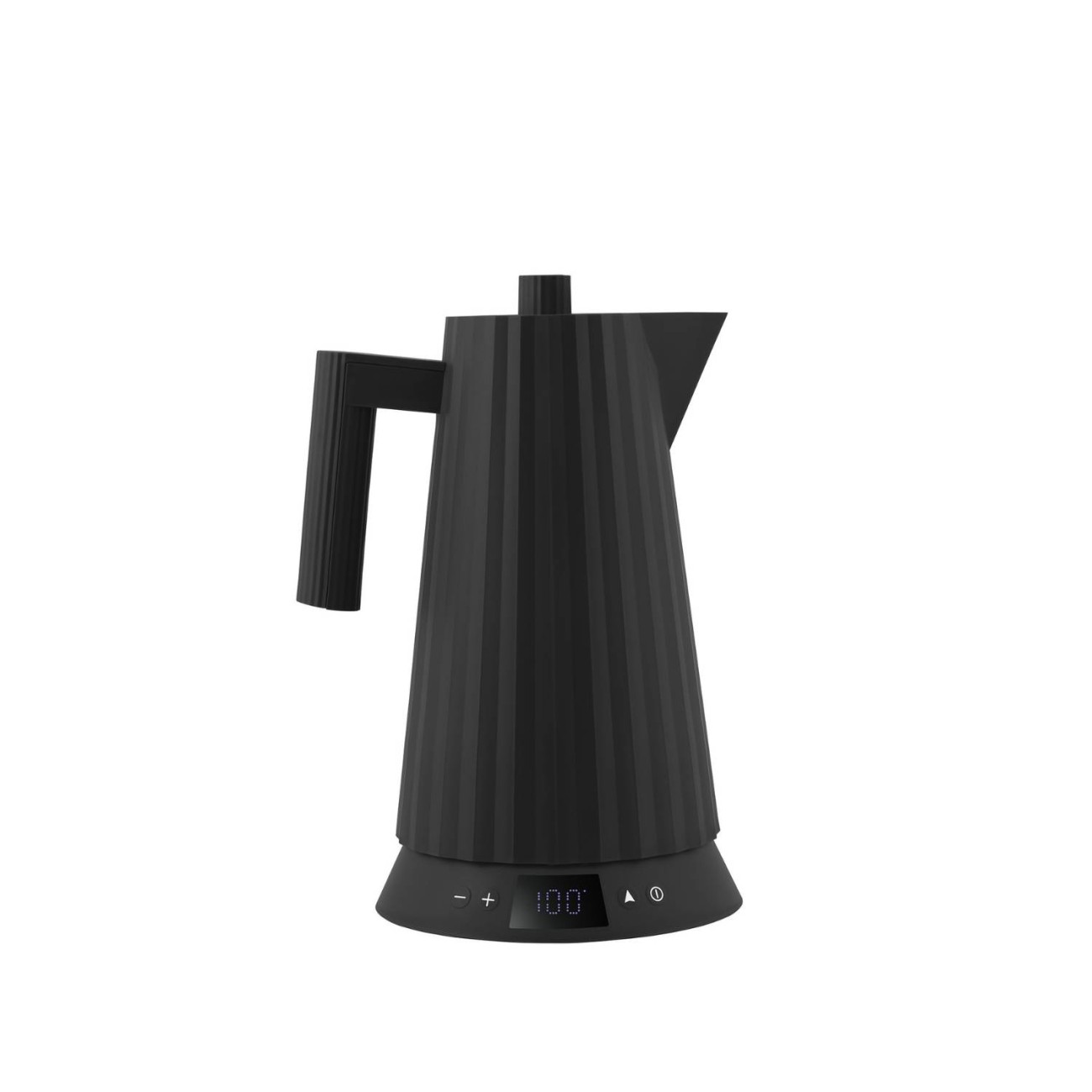 Alessi Βραστήρας 1,7 λτ με ρύθμιση θερμοκρασίας μαύρος σειρά Plisee Βραστήρες