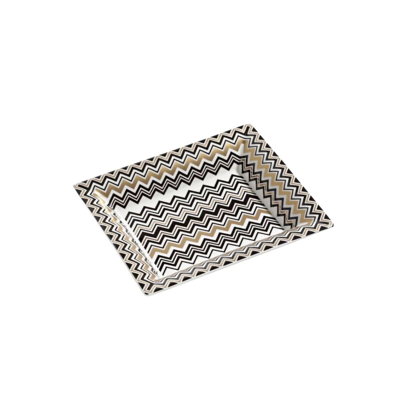 Missoni Πιάτο διακοσμητικό 21,4Χ17,2εκ. σειρά Zig Zag Gold
 Μπολ