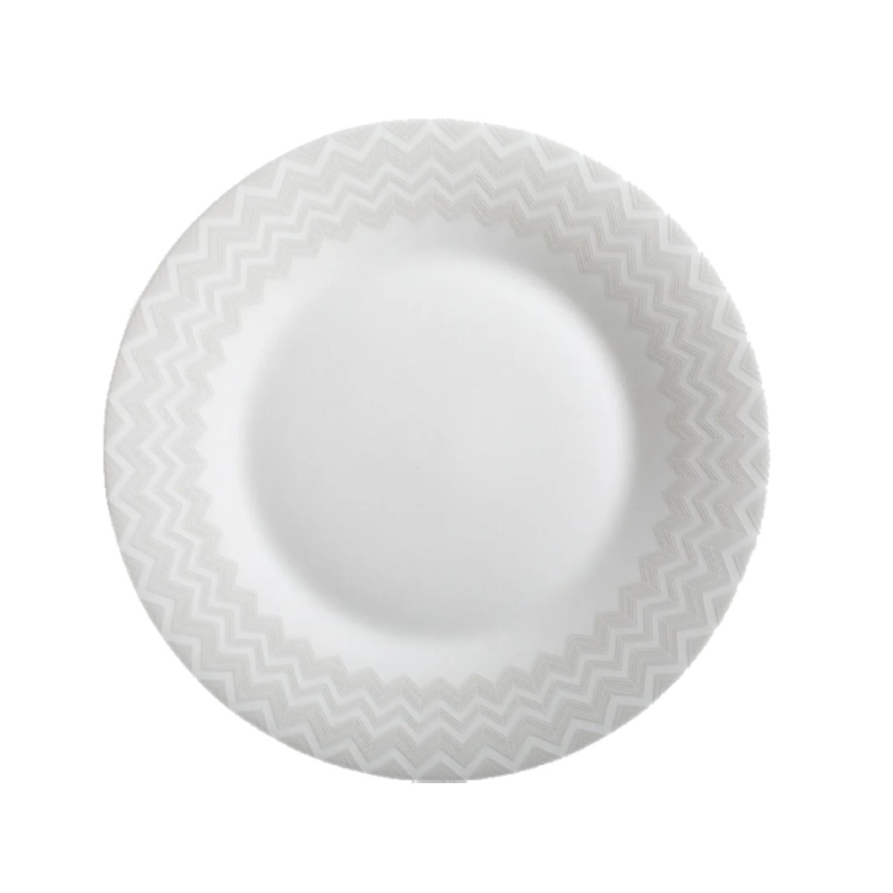 Missoni Πιάτο φαγητού 27,5εκ. σειρά Zig Zag White
 Πιάτα