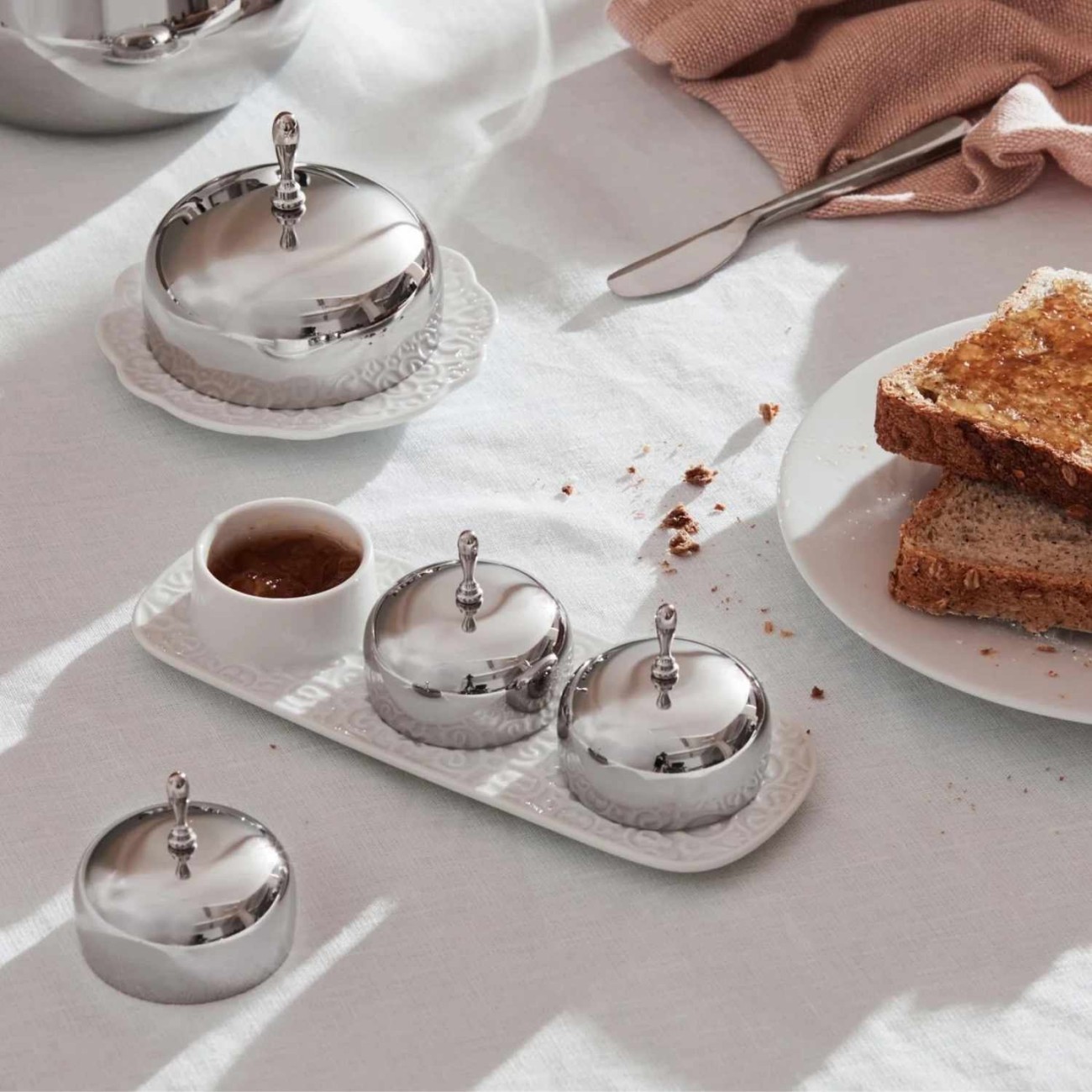 Alessi Βουτυριέρα/μαρμελαδιέρα σειρά Dressed Αξεσουάρ Σερβιρίσματος