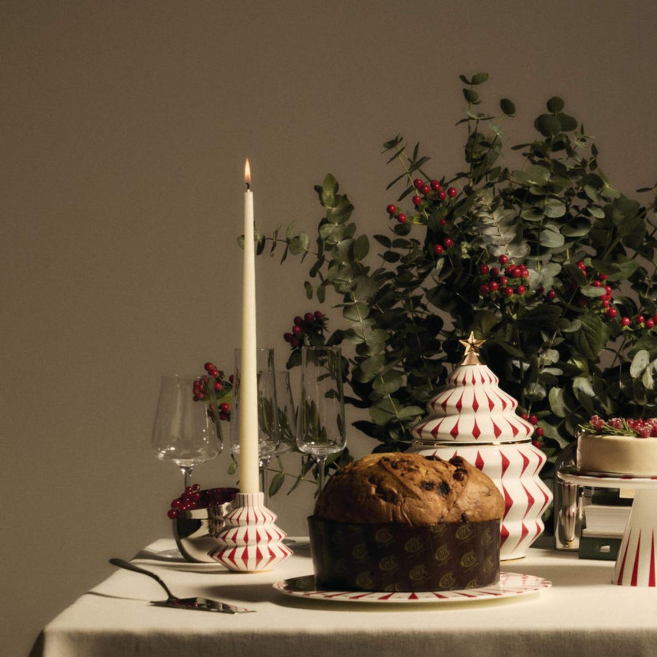 Alessi Χριστουγεννιάτικο κηροπήγιο σειρά  Delight Χριστουγεννιάτικα