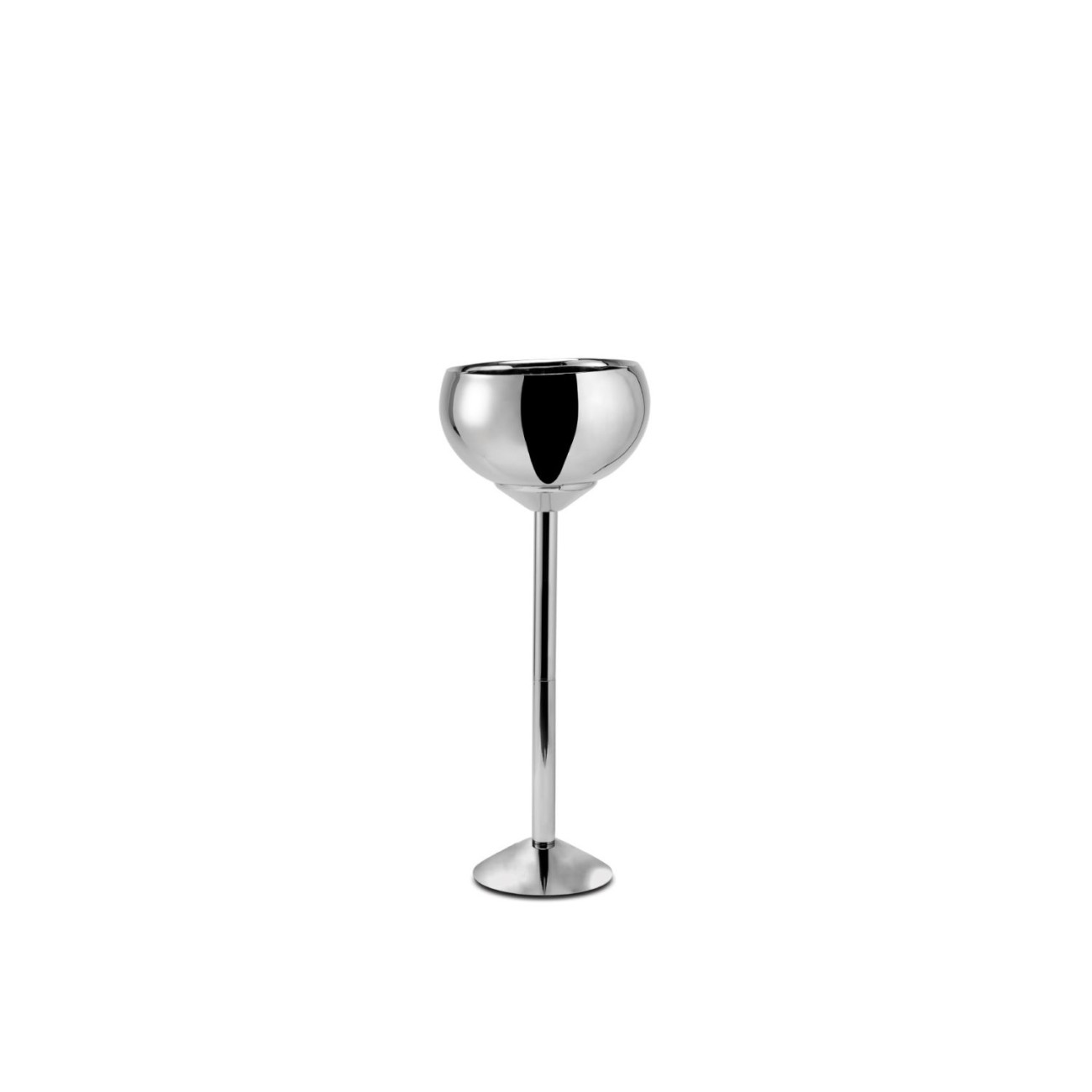 Pozzi Σαμπανιέρα Φ20Χ25 εκ. με ξύλινη βάση 42Χ87εκ. σειρά Silver Night  Ποτό/ Bar