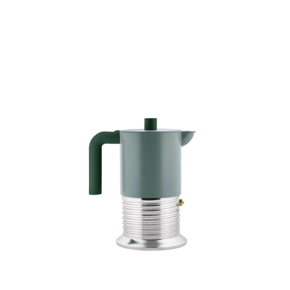 Alessi Καφετιέρα espresso 0,3L/6 φλυτζ. Sage Green σειρά Vite Alessi Καφετιέρα espresso 0,3L/6 φλυτζ. Sage Green σειρά Vite
